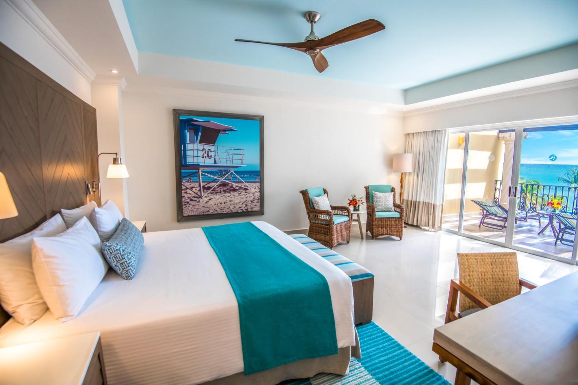 Suite met 1 Hoofdslaapkamer met 1 Kingsize Bed - aan de Oceaan