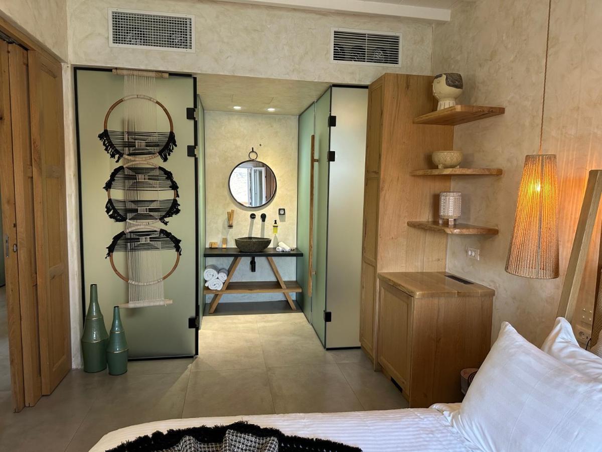 Signature Myconian Suite with Outdoor Jetted Tub and Sea View