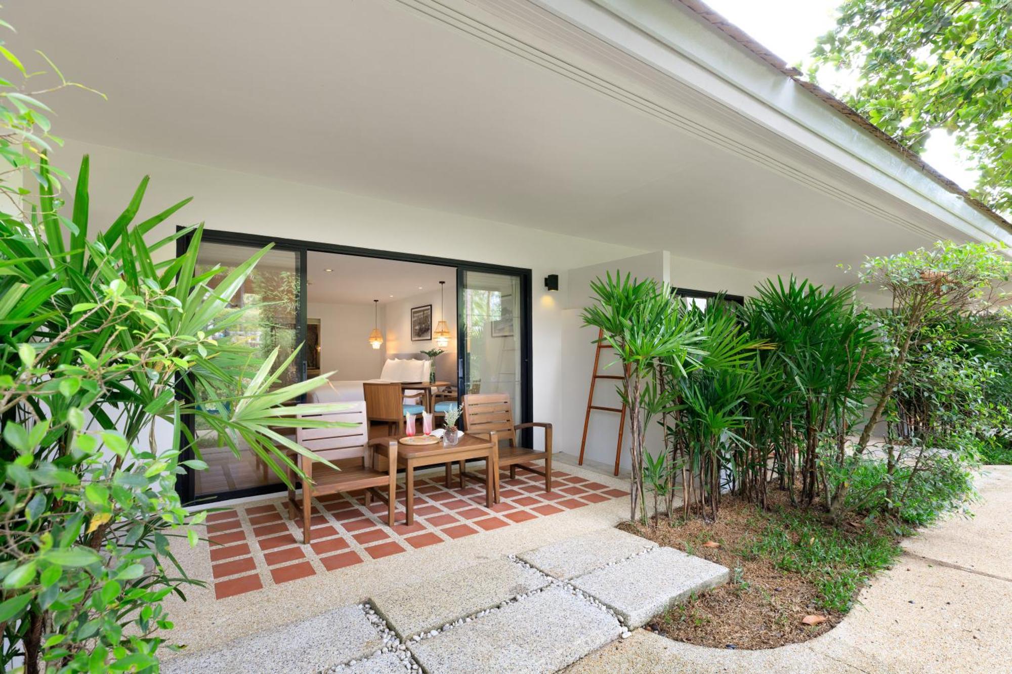 Hébergement Lit King-Size Premier avec Terrasse et Jardin