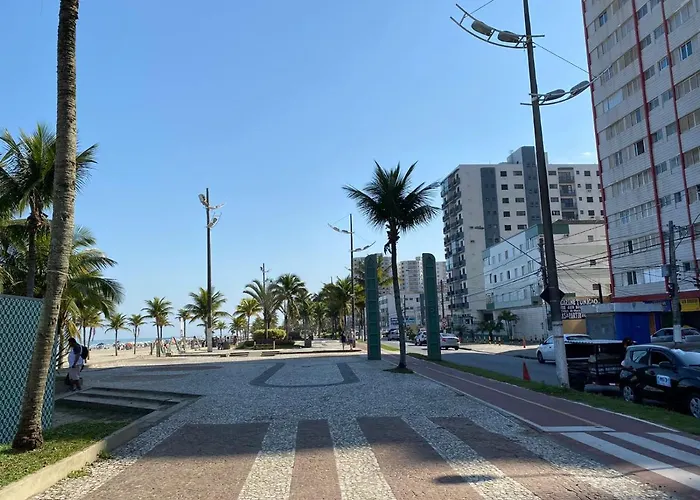 Hotel que aceita animais de estimação: Apartamento na Praia Grande - Aviação