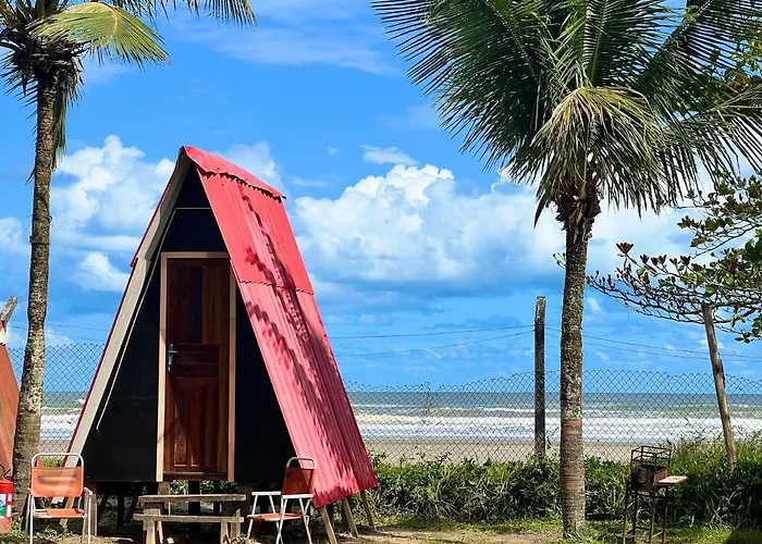  Chalé Jorai - pé na areia