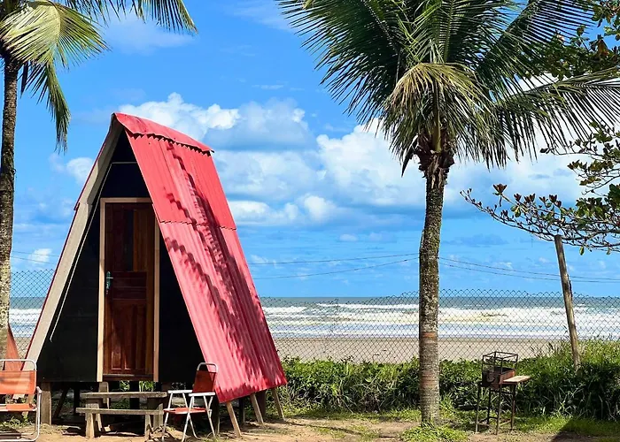  Chalé Jorai - pé na areia