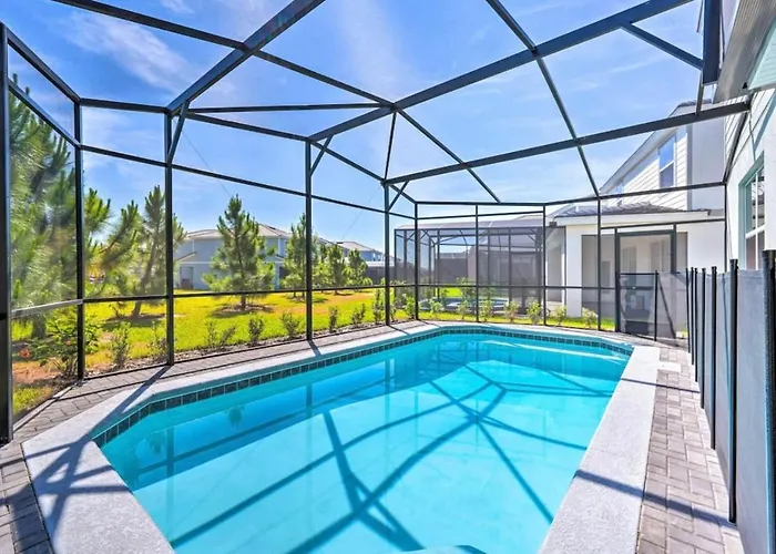 5 Bedroom Private Pool Home 15 Min To Disney World,