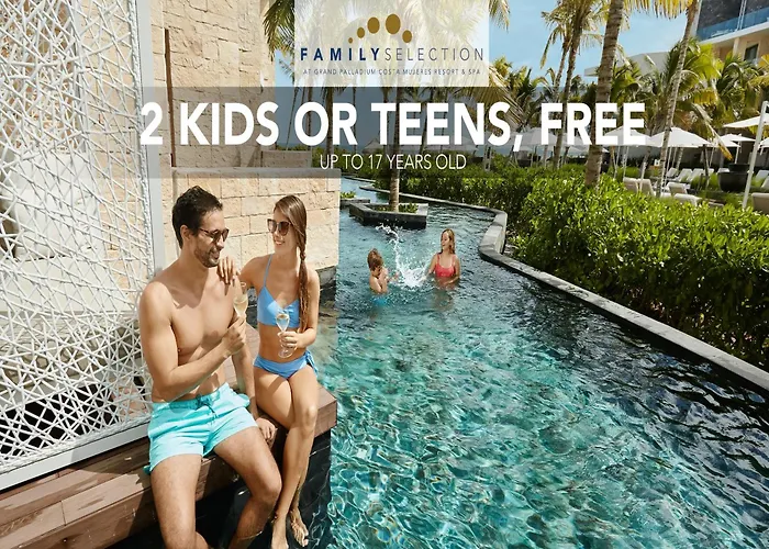 Luxury hotel only: Family Selection At Grand Palladium Select Costa Mujeres