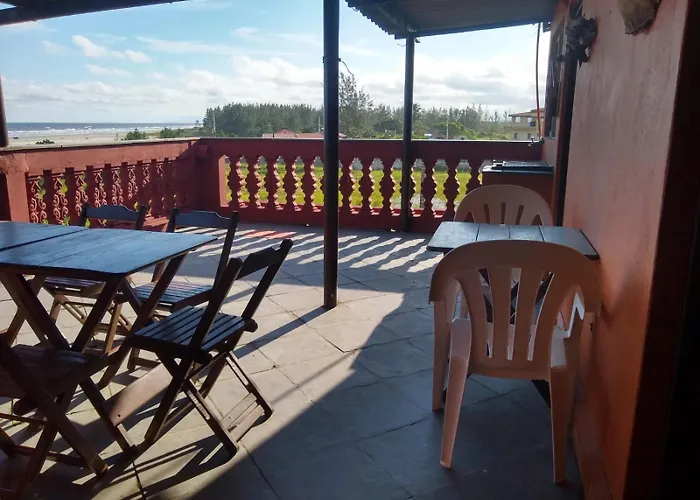  Pé na areia
